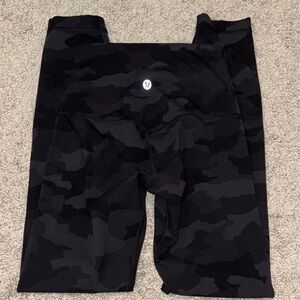 lululemon athletica Black Camo leggings